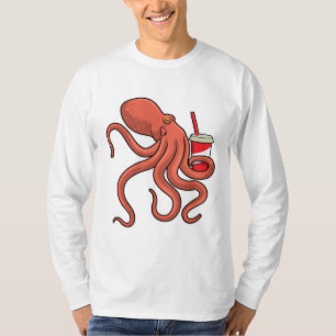 Octopus met Drink T-shirt