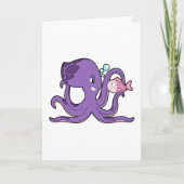 Octopus met Fish.PNG Kaart (Voorkant)
