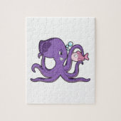 Octopus met Fish.PNG Legpuzzel (Verticaal)