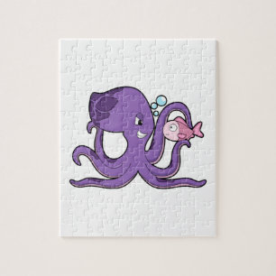 Octopus met Fish.PNG Legpuzzel