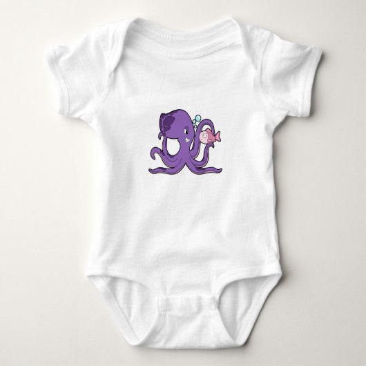 Octopus met Fish.PNG Romper (Voorkant)