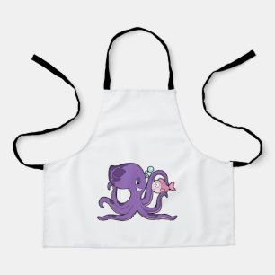 Octopus met Fish.PNG Schort