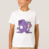 Octopus met Fish.PNG T-shirt (Voorkant)