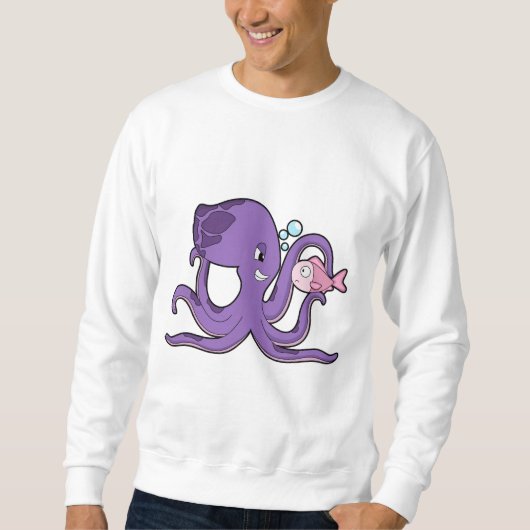Octopus met Fish.PNG Trui (Voorkant)