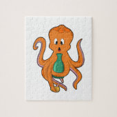 Octopus met fles.PNG Legpuzzel (Verticaal)