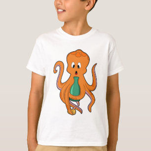 Octopus met fles.PNG T-shirt