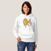 octopus met glas van ijs hoodie (Voorkant volledig)