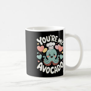 Octopus met hartballonnen Je bent mijn avocado Val Koffiemok
