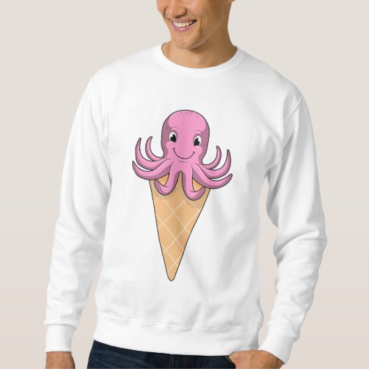 Octopus met ijscrème trui (Voorkant)