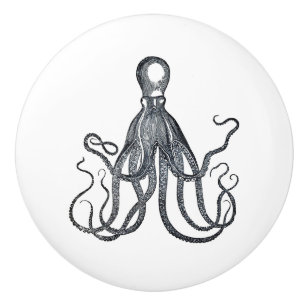 Octopus met lange tentakels Kraken Cthulhu Keramische Knop