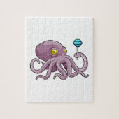 Octopus met Lollipop Legpuzzel (Verticaal)