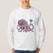 Octopus met Lollipop T-shirt (Voorkant)
