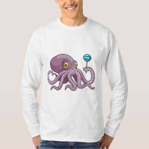 Octopus met Lollipop T-shirt