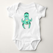 Octopus met melkfles romper (Voorkant)