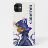 Octopus met Nautisch Pet Case-Mate iPhone Case (Achterkant)