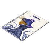 Octopus met Nautisch Pet Notitieboek (Linkerzijde)