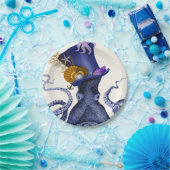 Octopus met Nautisch Pet Papieren Bordje (Feest)