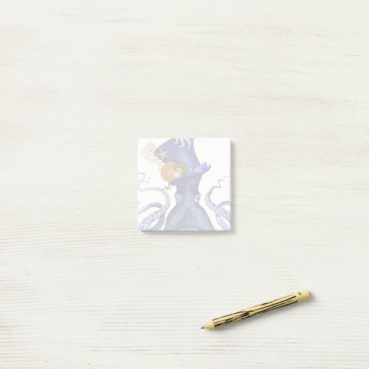 Octopus met Nautisch Pet Post-it® Notes (Op bureau)