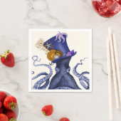 Octopus met Nautisch Pet Servet (Insitu)