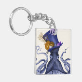 Octopus met Nautisch Pet Sleutelhanger (Voorkant Links)