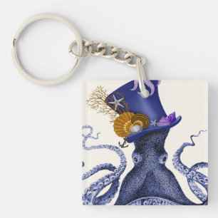 Octopus met Nautisch Pet Sleutelhanger