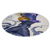 Octopus met Nautisch Pet Snijplank (Hoek)