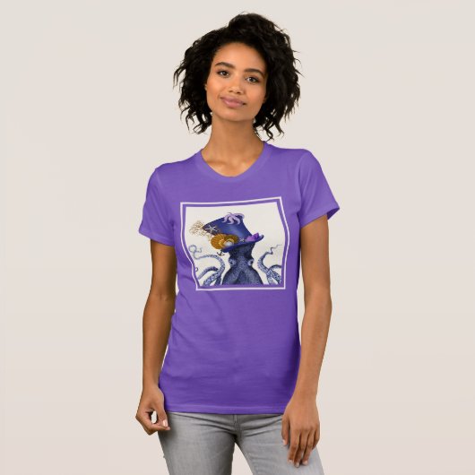Octopus met Nautisch Pet T-shirt (Voorkant volledig)