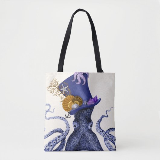 Octopus met Nautisch Pet Tote Bag (Voorkant)
