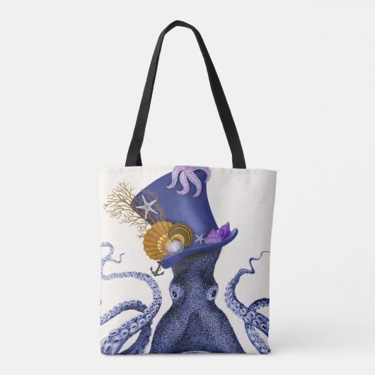 Octopus met Nautisch Pet Tote Bag (Achterkant)