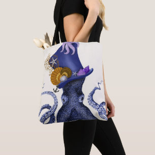 Octopus met Nautisch Pet Tote Bag