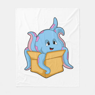 Octopus met Packet.PNG Fleece Deken