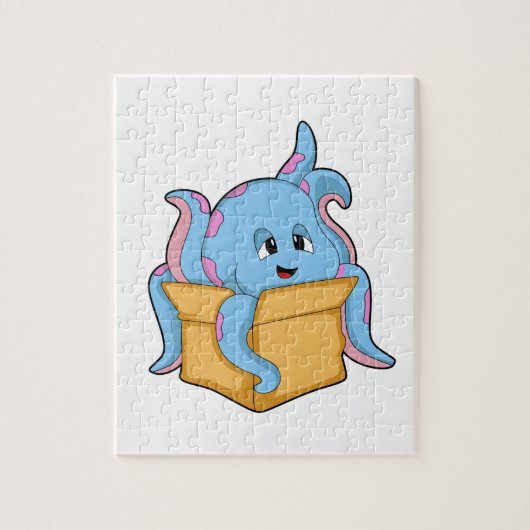 Octopus met Packet.PNG Legpuzzel (Verticaal)