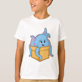Octopus met Packet.PNG T-shirt (Voorkant)