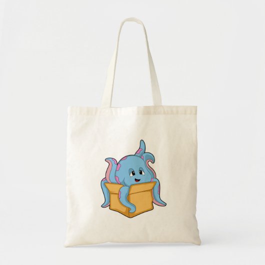 Octopus met Packet.PNG Tote Bag (Voorkant)