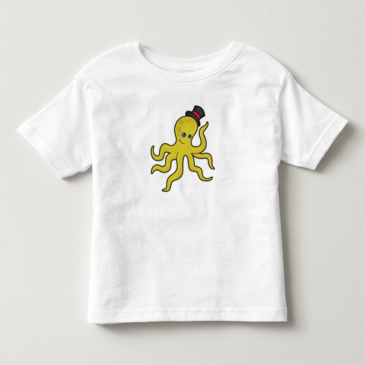 Octopus met Pet Kinder Shirts (Voorkant)