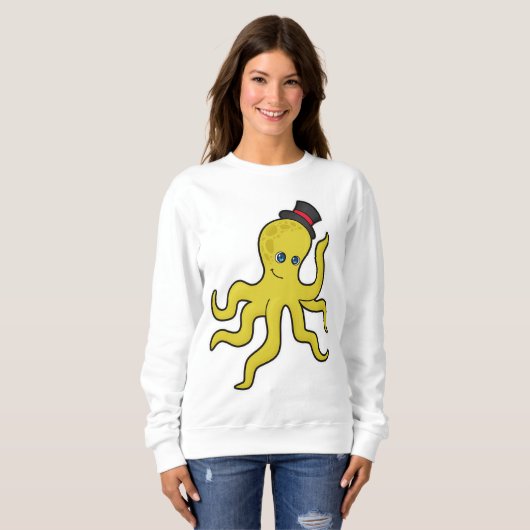 Octopus met Pet Trui (Voorkant volledig)
