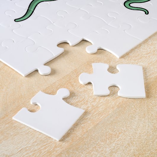 Octopus met Popcorn Legpuzzel (Zijkant)