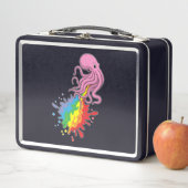 Octopus met regenboog (In situ)