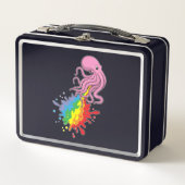 Octopus met regenboog (Voorkant)