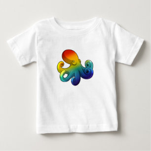 Octopus met regenboog