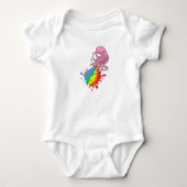 Octopus met regenboog romper (Voorkant)