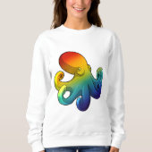 Octopus met regenboog trui (Voorkant)