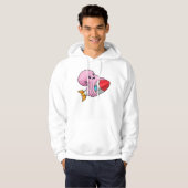 Octopus met Rocket Hoodie (Voorkant volledig)