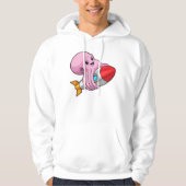 Octopus met Rocket Hoodie (Voorkant)