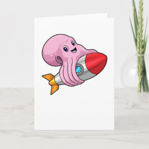 Octopus met Rocket Kaart