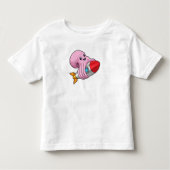 Octopus met Rocket Kinder Shirts (Voorkant)