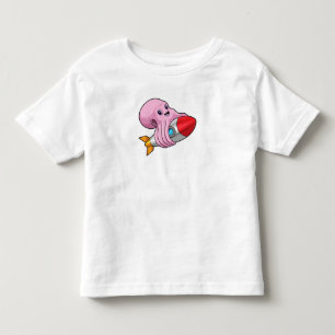 Octopus met Rocket Kinder Shirts