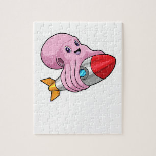 Octopus met Rocket Legpuzzel