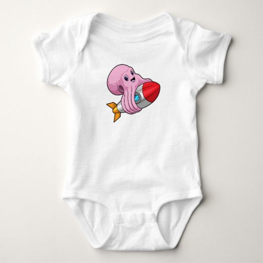 Octopus met Rocket Romper (Voorkant)