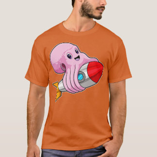 Octopus met Rocket T-shirt